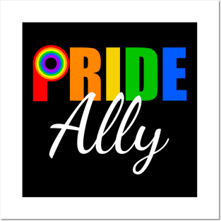 Gay Pride Ally Posters and Art